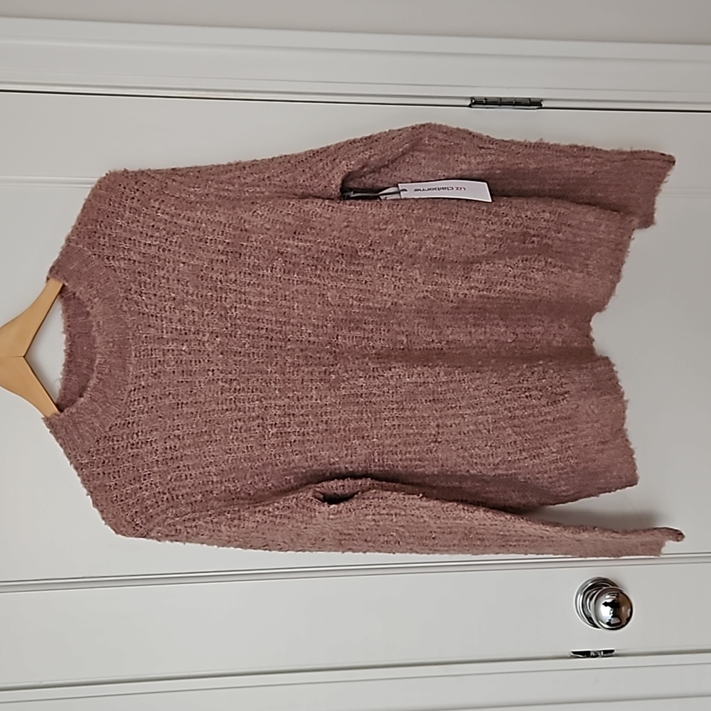 Liz Claiborne Pink Chunky Sweater
